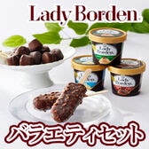 レディーボーデン バラエティセット(ミニカップ、チョコレートバー、チョコレートボール)