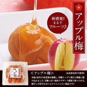 【1Kg（250g×各2パック）】紀州南高梅つぶれ梅（アップル梅＆しそ梅） | 身体に優しい塩分3％低塩タイプ！皮が薄くてジューシー！紀州南高梅つぶれ梅