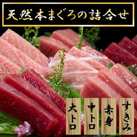 【計600g】天然本まぐろの詰合せ | 贅沢天然まぐろの詰合せ。アイルランド沖水揚げ原料