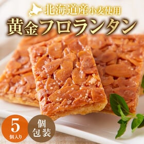【5個】黄金フロランタン【DS08】 | 頑張るあなたに♪ほっと安らぐスイーツタイム！北海道素材使用！はちみつ煌めく黄金フロランタン
