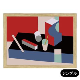 【シンプル】今日から画伯くん（キャンバス、額、4種の筆、アクリル絵の具セットなど） | 完成後は付属の額に入れ好きな場所に飾る。子供から大人まで誰でも簡単！今日からあなたも画伯に