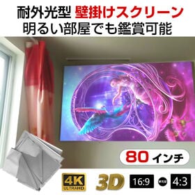 プロジェクタースクリーン 16対9 80インチ