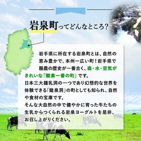 【トライアルセット】岩泉ヨーグルト1kg(加糖・無糖)各1袋 & のむヨーグルト720ml×1本