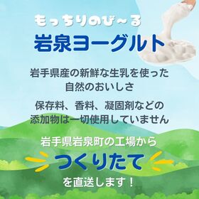 岩泉ヨーグルト2袋 アソート(加糖・無糖×各1kg)　岩手県ご当地グルメ！無添加 発酵食品