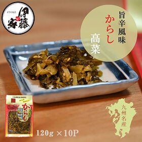 【120g×10P】伊藤食品 九州産旨辛からし高菜 | 九州の家庭の味